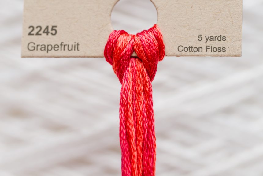 Weeks – Grapefruit 5 yards 6 strand skein 2245