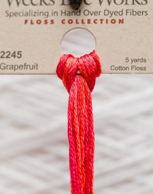 Weeks - Grapefruit 5 yards 6 strand skein 2245