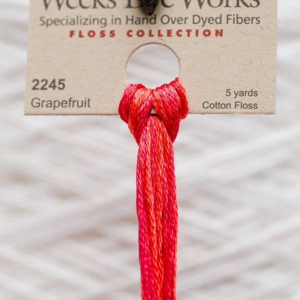 Weeks - Grapefruit 5 yards 6 strand skein 2245