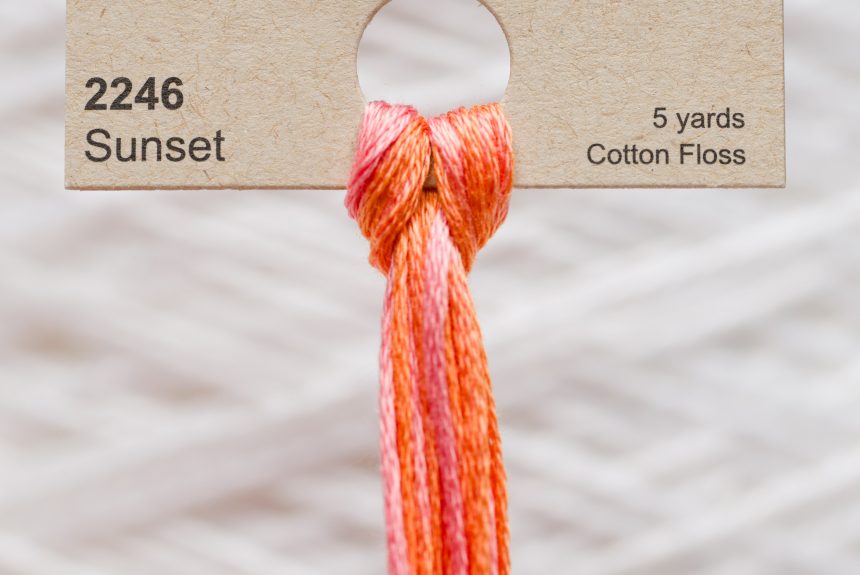 Weeks – Sunset 5 yards 6 strand skein 2246