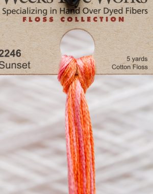Weeks - Sunset 5 yards 6 strand skein 2246
