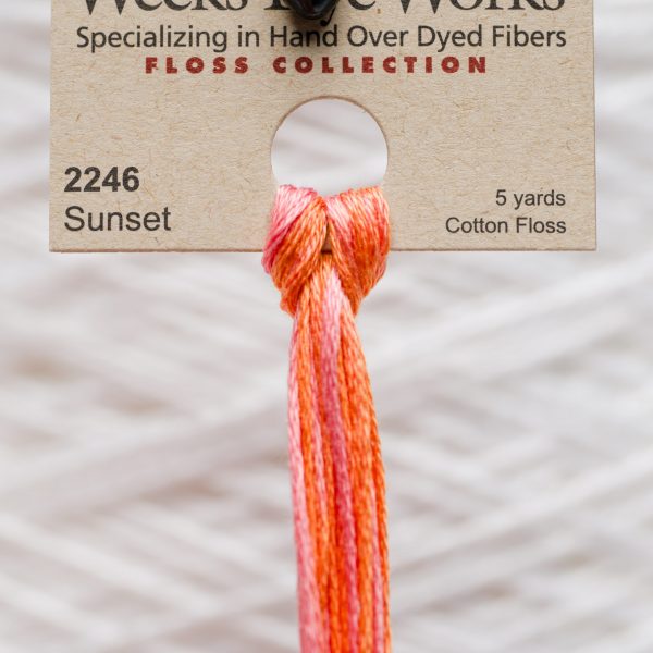 Weeks - Sunset 5 yards 6 strand skein 2246