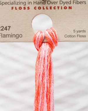 Weeks - Flamingo 5 yards 6 strand skein 2247