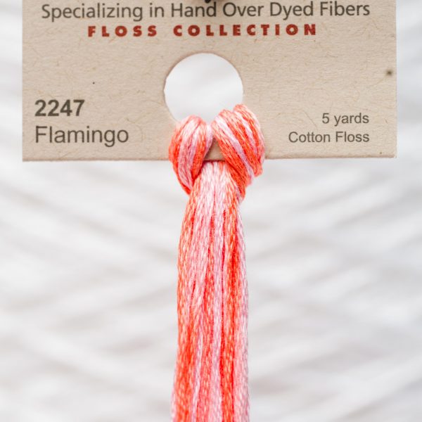Weeks - Flamingo 5 yards 6 strand skein 2247