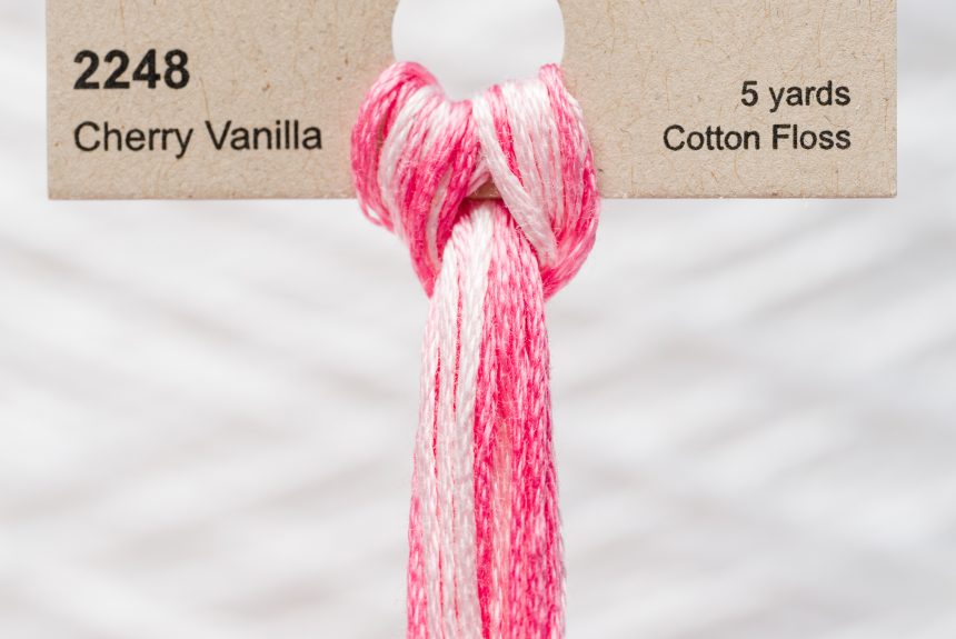 Weeks – Cherry Vanilla 5 yards 6 strand skein 2248