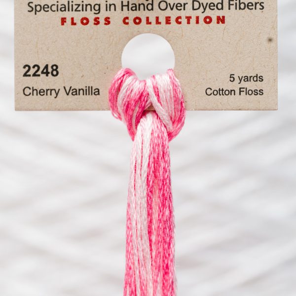 Weeks - Cherry Vanilla 5 yards 6 strand skein 2248