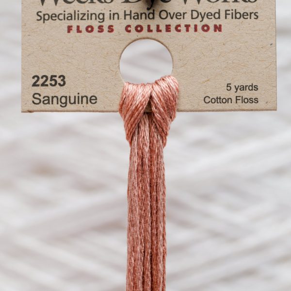 Weeks - Sanguine 5 yards 6 strand skein 2253