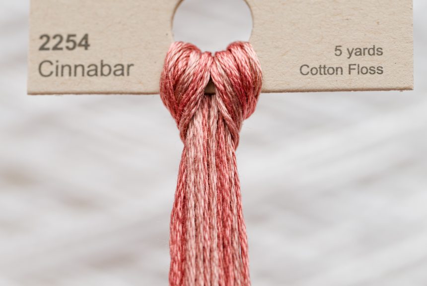 Weeks – Cinnabar 5 yards 6 strand skein 2254