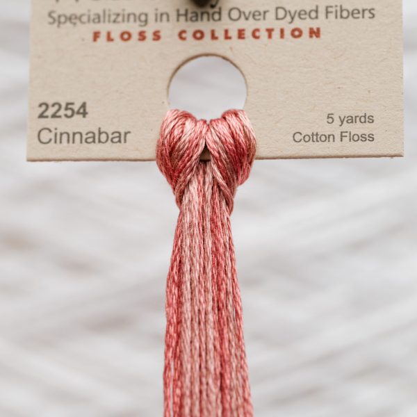 Weeks - Cinnabar 5 yards 6 strand skein 2254