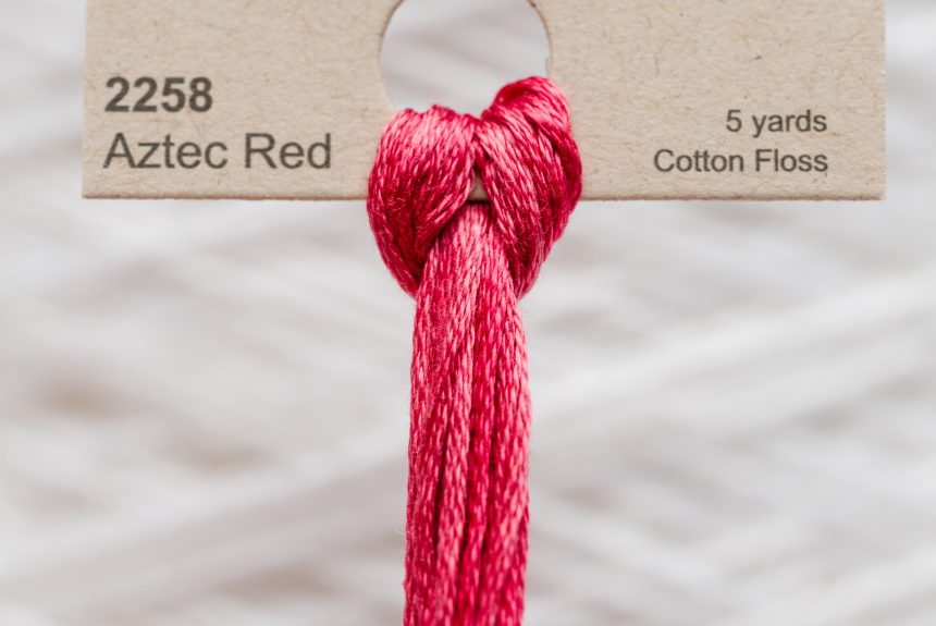 Weeks – Aztec Red 5 yards 6 strand skein 2258