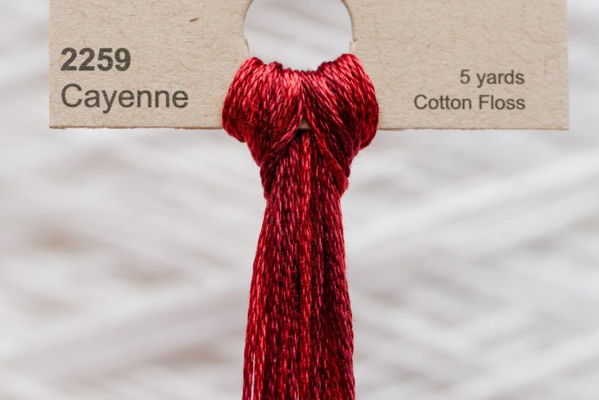 Weeks – Cayenne 5 yards 6 strand skein 2259