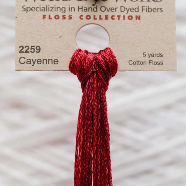 Weeks - Cayenne 5 yards 6 strand skein 2259