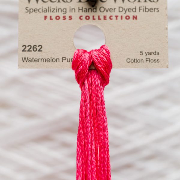 Weeks - Watermelon Punch 5 yards 6 strand skein 2262