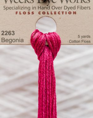 Weeks - Begonia 5 yards 6 strand skein 2263