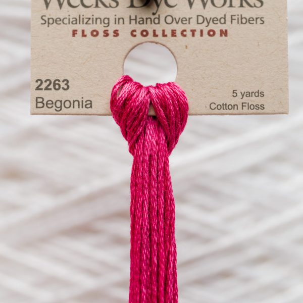 Weeks - Begonia 5 yards 6 strand skein 2263