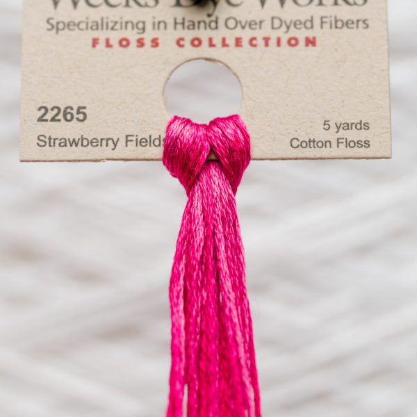 Weeks - Strawberry Fields 5 yards 6 strand skein 2265
