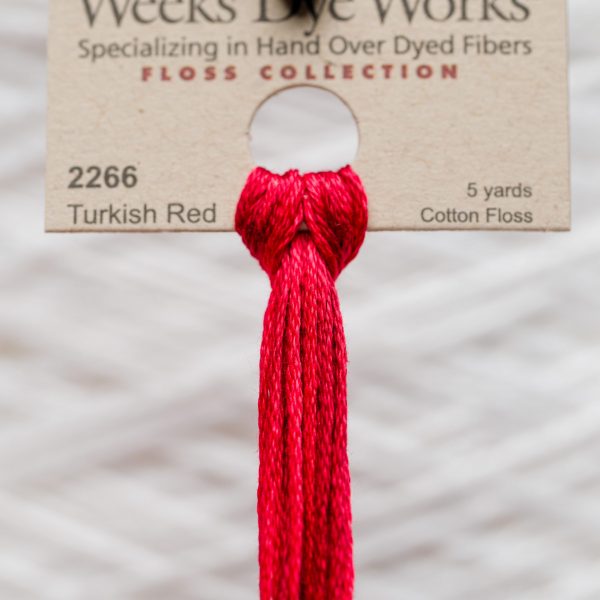 Weeks - Turkish Red 5 yards 6 strand skein 2266