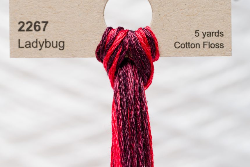 Weeks – Ladybug 5 yards 6 strand skein 2267