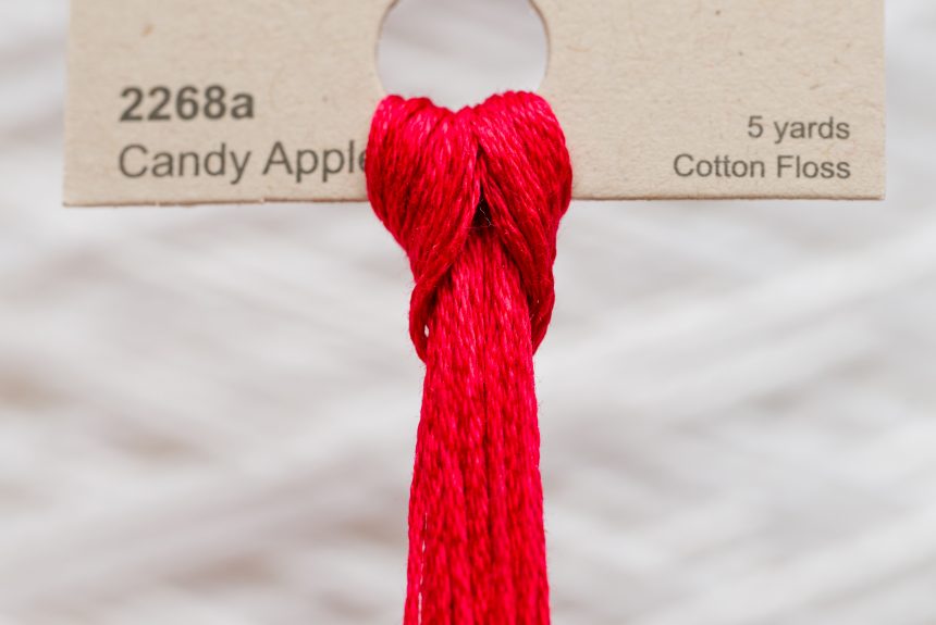 Weeks – Candy Apple 5 yards 6 strand skein 2268a