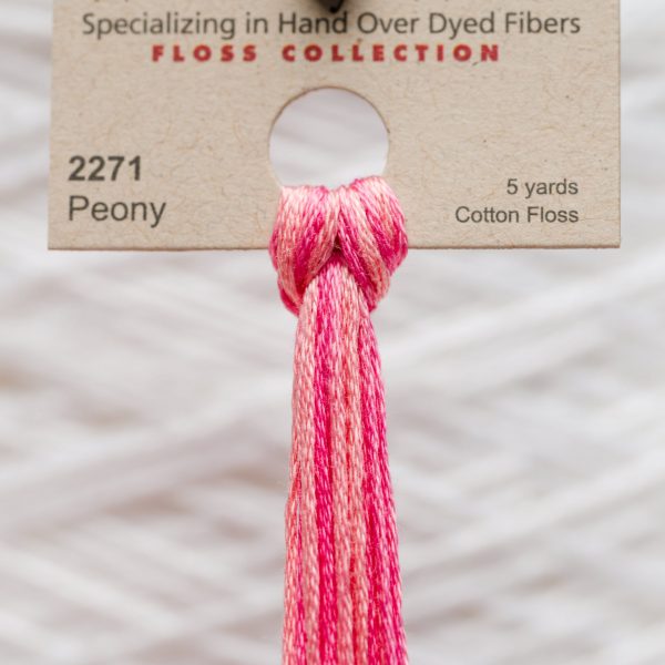 Weeks - Peony 5 yards 6 strand skein 2271