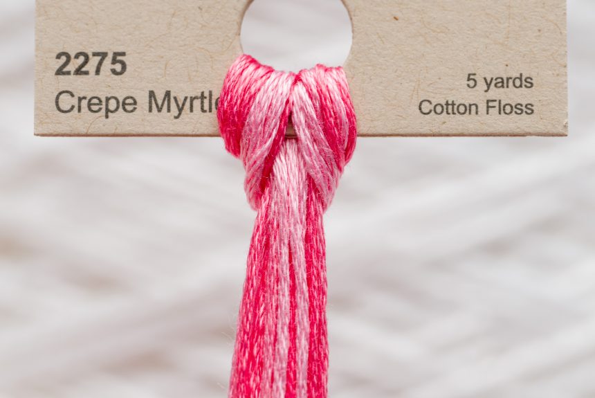 Weeks – Crepe Myrtle 5 yards 6 strand skein 2275