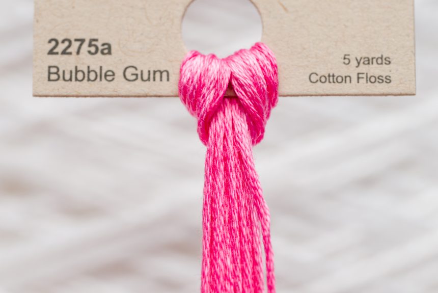 Weeks – Bubble Gum 5 yards 6 strand skein 2275a