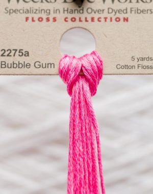 Weeks - Bubble Gum 5 yards 6 strand skein 2275a