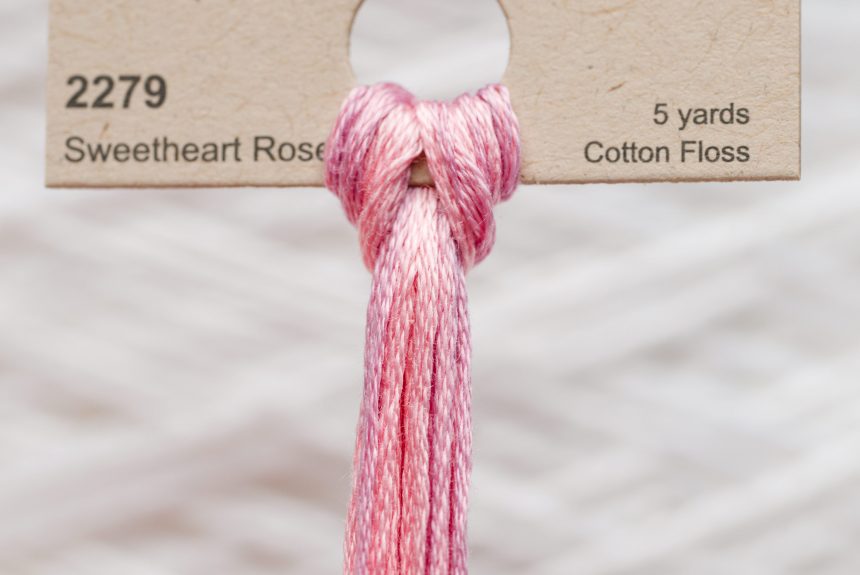 Weeks – Sweetheart Rose 5 yards 6 strand skein 2279