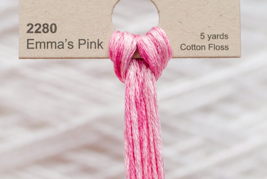 Weeks – Emma’s Pink 5 yards 6 strand skein 2280