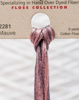 Weeks - Mauve 5 yards 6 strand skein 2281