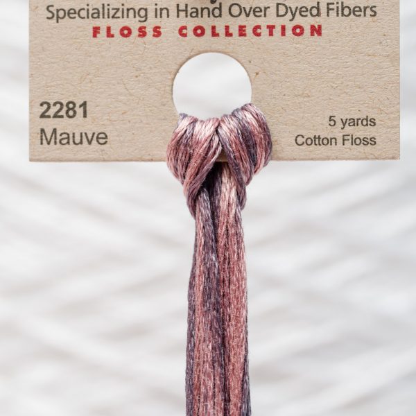 Weeks - Mauve 5 yards 6 strand skein 2281