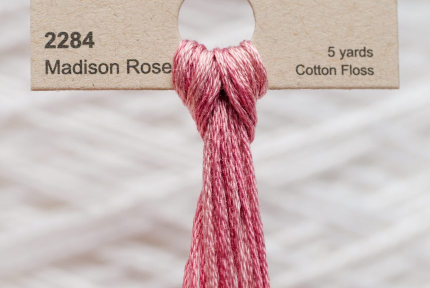 Weeks – Madison Rose 5 yards 6 strand skein 2284