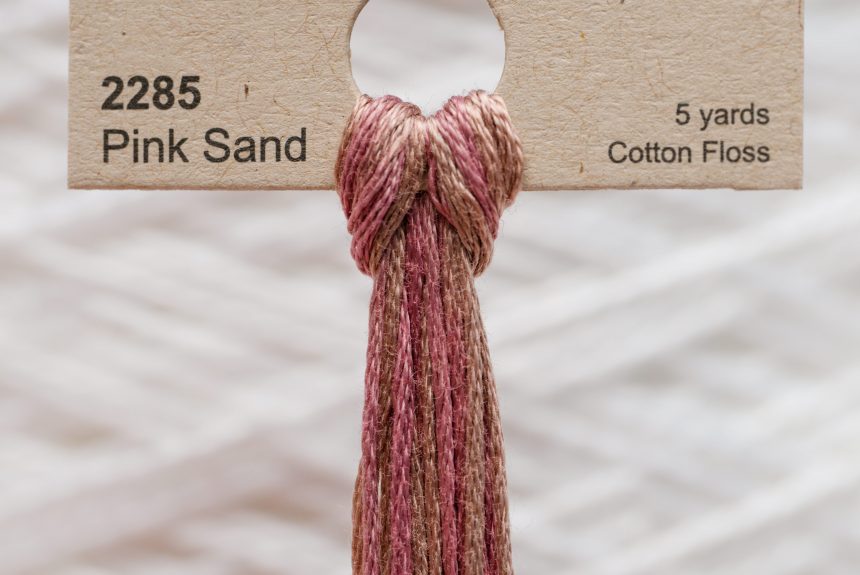 Weeks – Pink Sand 5 yards 6 strand skein 2285