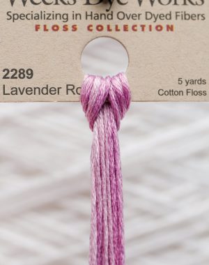 Weeks - Lavender Rose 5 yards 6 strand skein 2289