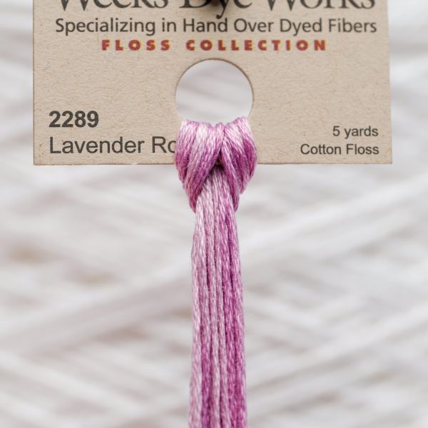 Weeks - Lavender Rose 5 yards 6 strand skein 2289