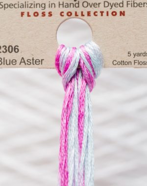 Weeks - Blue Aster 5 yards 6 strand skein 2306