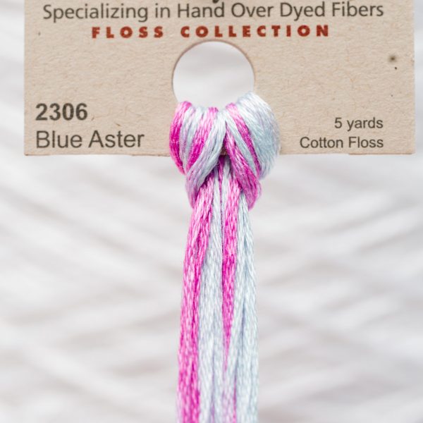 Weeks - Blue Aster 5 yards 6 strand skein 2306