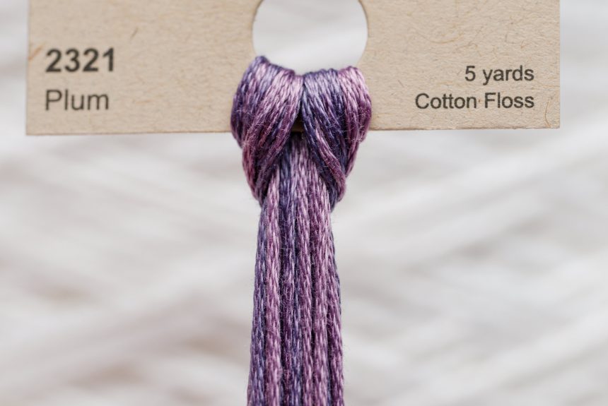 Weeks – Plum 5 yards 6 strand skein 2321