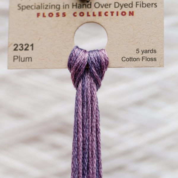 Weeks - Plum 5 yards 6 strand skein 2321