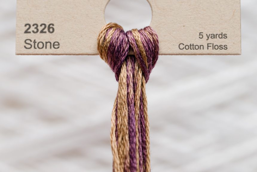Weeks – Stone 5 yards 6 strand skein 2326