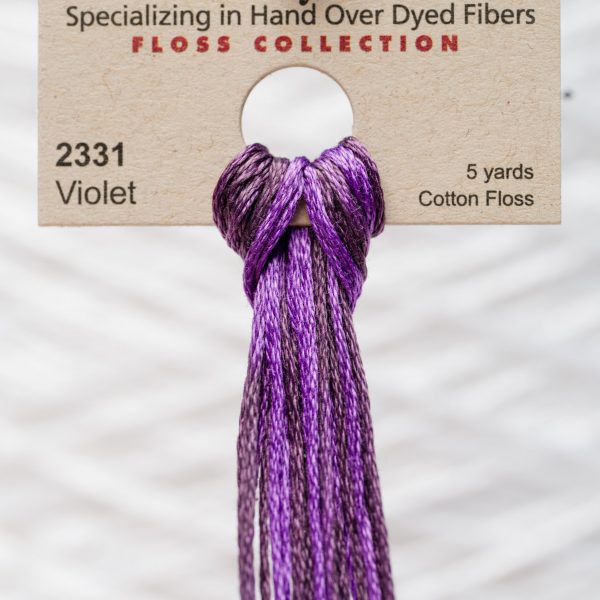 Weeks - Violet 5 yards 6 strand skein 2331