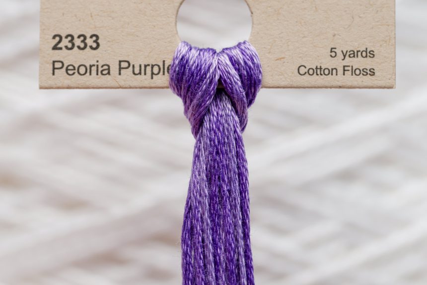 Weeks – Peoria Purple 5 yards 6 strand skein 2333
