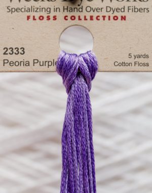 Weeks - Peoria Purple 5 yards 6 strand skein 2333