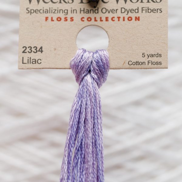 Weeks - Lilac yards 6 strand skein 2334