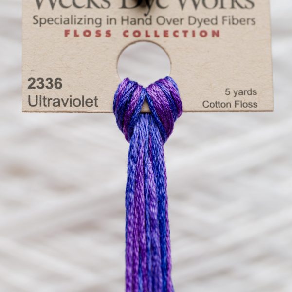 Weeks - Ultraviolet 5 yards 6 strand skein 2336
