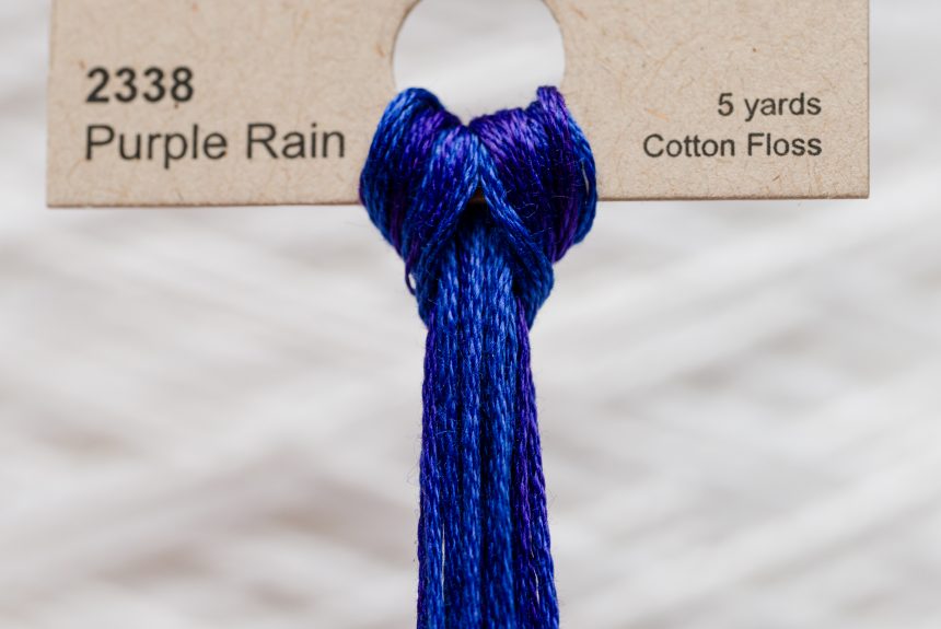 Weeks – Purple Rain 5 yards 6 strand skein 2338