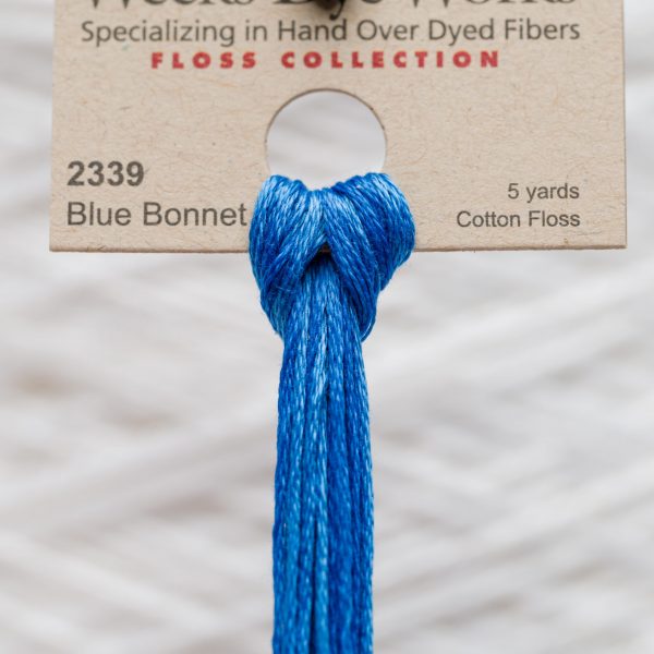 Weeks - Blue Bonnet 5 yards 6 strand skein 2339