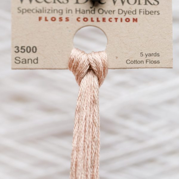 Weeks - Sand 5 yards 6 strand skein 3500