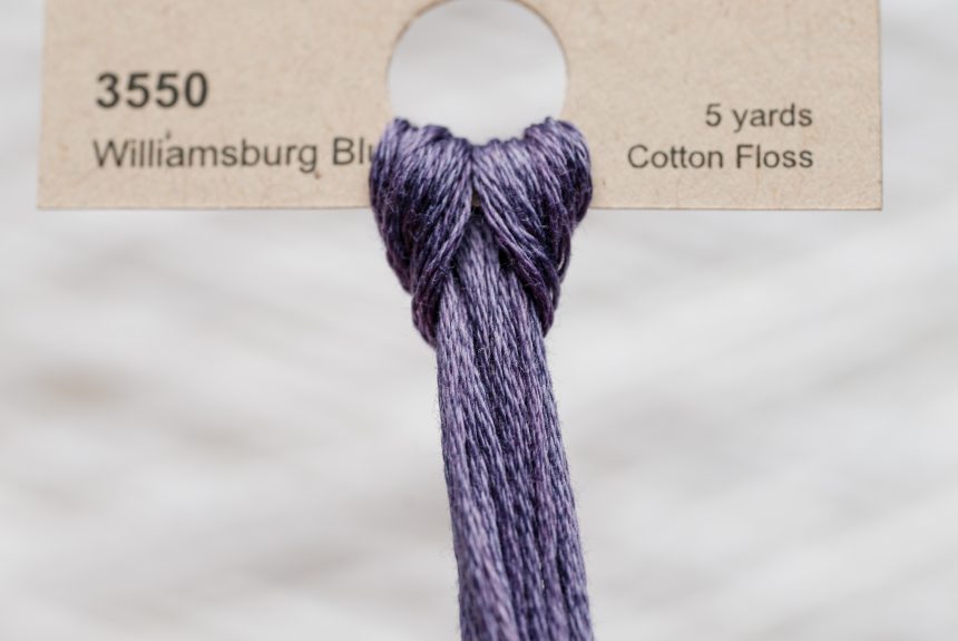 Weeks – Williamsburg Blue 5 yards 6 strand skein 3550