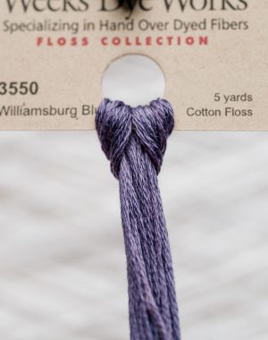 Weeks - Williamsburg Blue 5 yards 6 strand skein 3550
